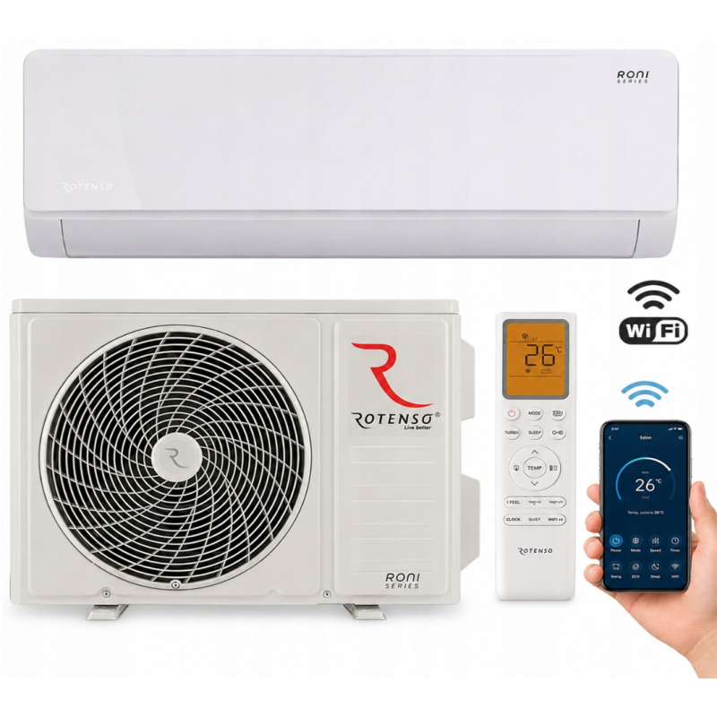 Rotenso Roni 5,1 kW Wi-Fi A++