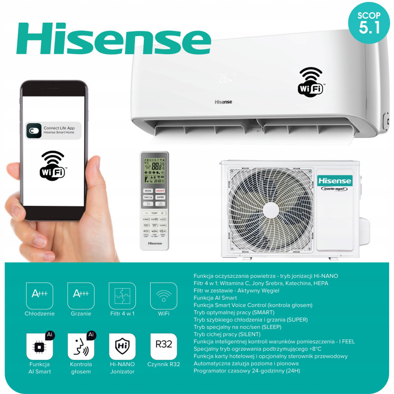 Hisense Energy Pro AI 4.8kW A+++ Hisense Energy Pro AI 4.8kW A+++
