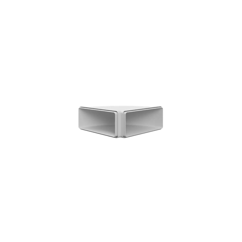 Rechteckige horizontale Biegung 150x70 90°